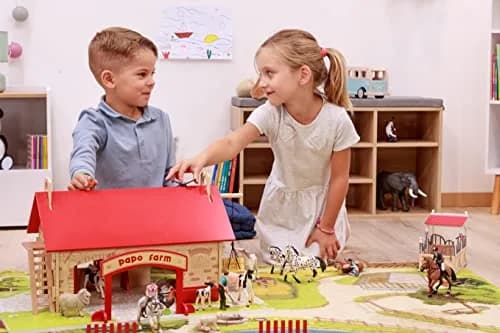 Papo Realistic Kid Goat Figure - Ages 3+ | Farm Life Collection - Educational Play Young Animals thumbnail 3