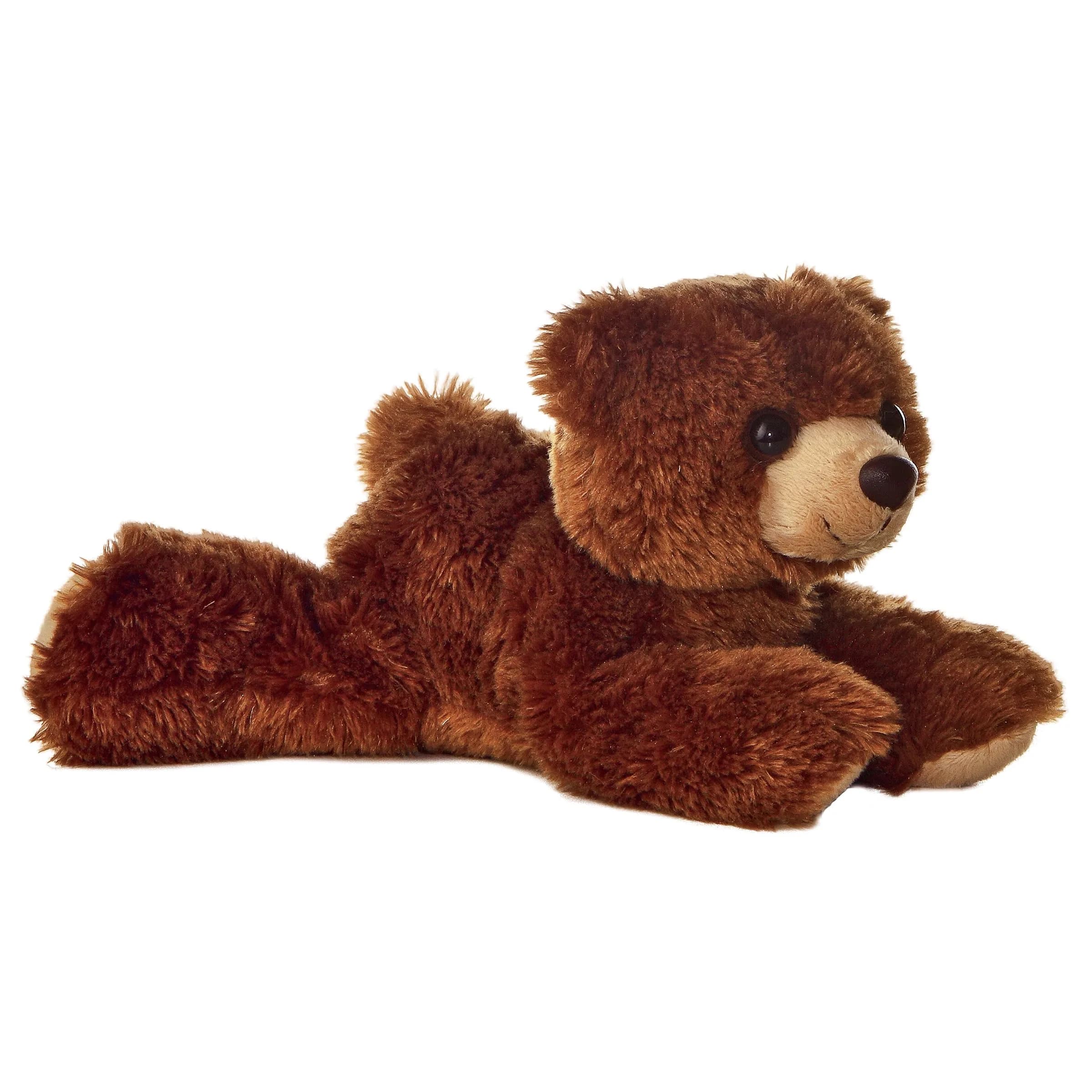 Aurora Mini Flopsie Barnsworth Bear Plush 20 cm (8 inches) | ASTM-Tested Toy Figure - main product image