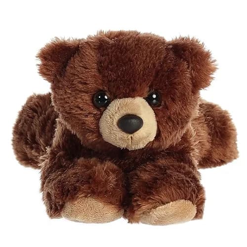 Aurora Mini Flopsie Barnsworth Bear Plush 20 cm (8 inches) | ASTM-Tested Toy Figure thumbnail 2