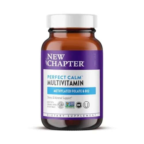 New Chapter Perfect Calm Stress Multivitamin 144 Count | Supports Mood & Stress, Fermented with Organic Botanicals thumbnail 1