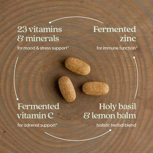 New Chapter Perfect Calm Stress Multivitamin 144 Count | Supports Mood & Stress, Fermented with Organic Botanicals thumbnail 4