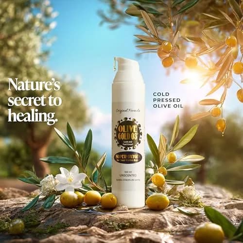 Olive Gold O3 Skin Care Lotion – Ozonated Olive Oil Moisturizer for Face & Body, Natural Hydration & Anti-Aging Support (4oz) thumbnail 6