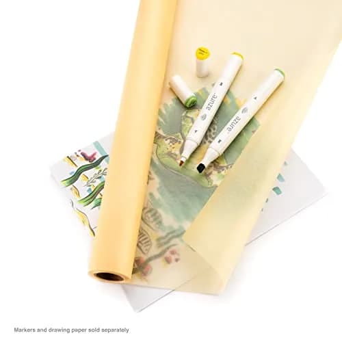 Bee Paper Sketch and Trace Roll, Canary Yellow 45.7 cm x 18.3 m (18" x 20 yds) | Acid-Free Art Paper for Sketching & Tracing thumbnail 6