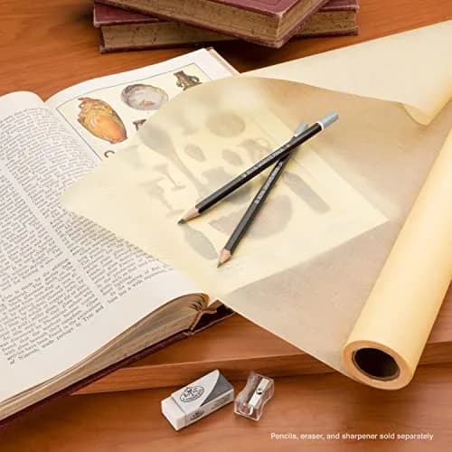 Bee Paper Sketch and Trace Roll, Canary Yellow 45.7 cm x 18.3 m (18" x 20 yds) | Acid-Free Art Paper for Sketching & Tracing thumbnail 3
