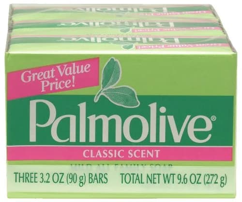 Palmolive Classic Scent Bath Bar Soap 9.6 oz (272 g) | Mild Cleansing for All Skin Types thumbnail 1