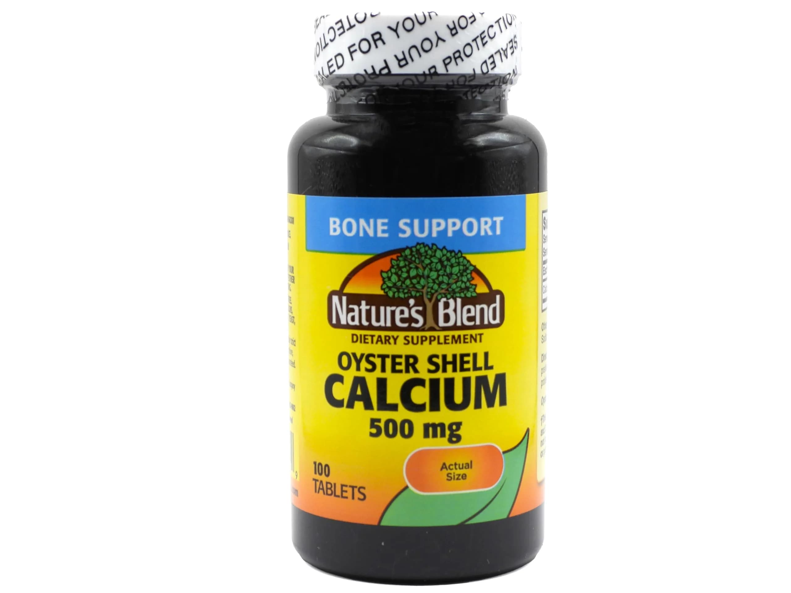Nature's Blend Oyster Shell Calcium 500 mg 100 Tabs | Supports Strong Bones & Teeth (70-120 chars)