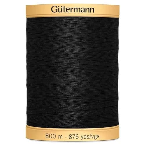Gütermann Natural Cotton Thread Solids, Sunset Orange, 800m (2625 yd) | 100% Mercerized Cotton for Hand & Machine Sewing thumbnail 4