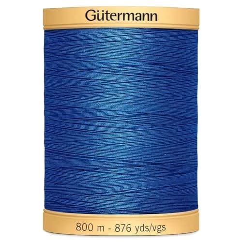 Gütermann Natural Cotton Thread Solids, Sunset Orange, 800m (2625 yd) | 100% Mercerized Cotton for Hand & Machine Sewing thumbnail 2