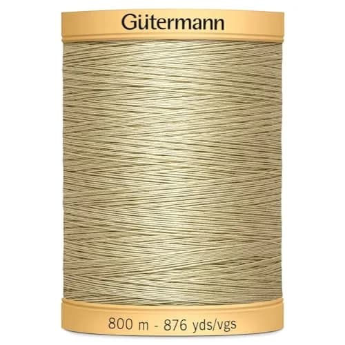 Gütermann Natural Cotton Thread Solids, Sunset Orange, 800m (2625 yd) | 100% Mercerized Cotton for Hand & Machine Sewing thumbnail 3