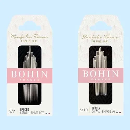 Bohin Crewel Embroidery Needles Size 3/9 | Sharp Metal Needles for Linen Projects thumbnail 3