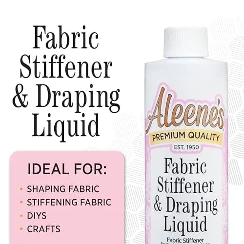 Aleene's Fabric Stiffener and Draping Liquid 237ml (8 fl Oz) | Shapes & Drapes Fabrics for Crafts thumbnail 5