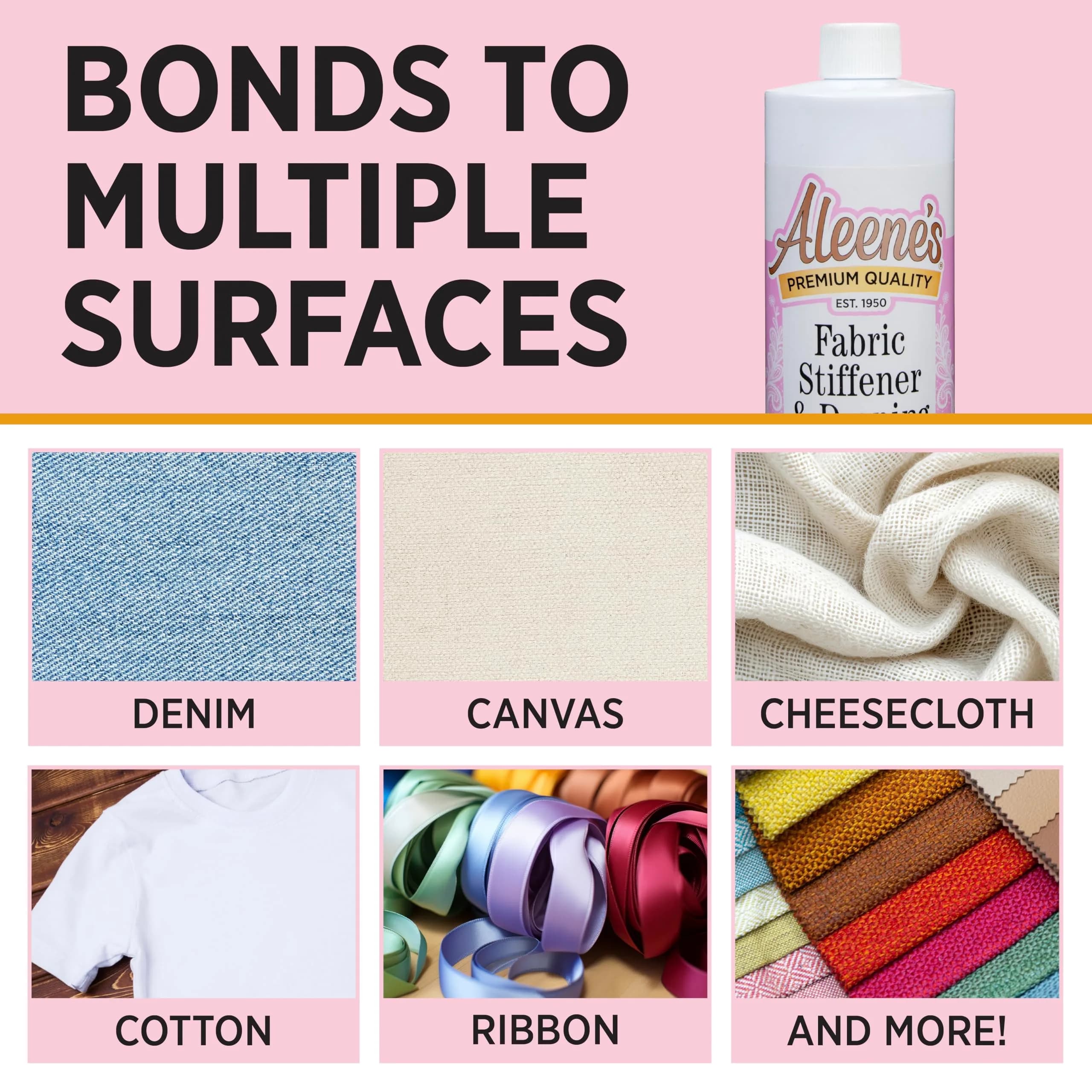 Aleene's Fabric Stiffener and Draping Liquid 237ml (8 fl Oz) | Shapes & Drapes Fabrics for Crafts - view 6