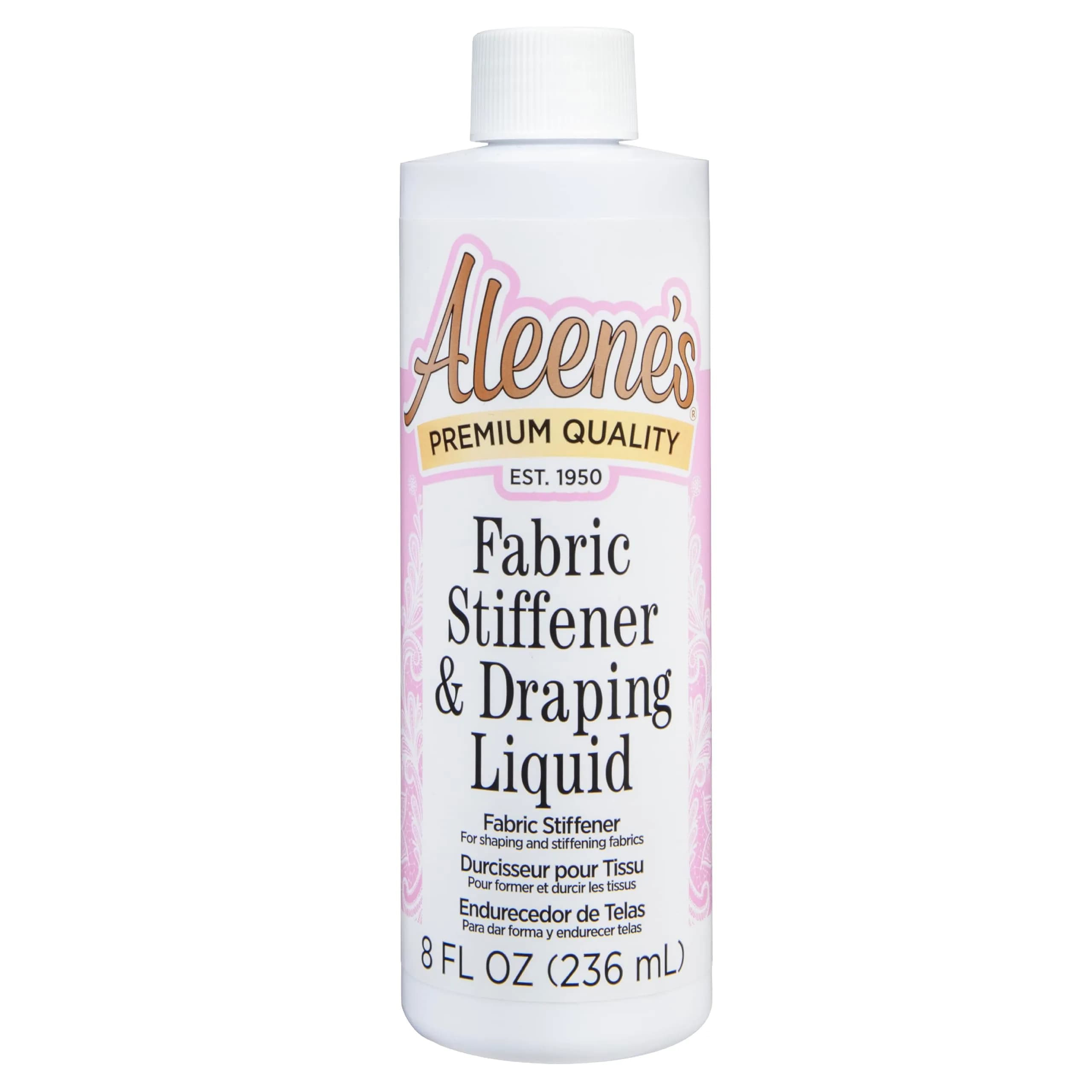 Aleene's Fabric Stiffener and Draping Liquid 237ml (8 fl Oz) | Shapes & Drapes Fabrics for Crafts