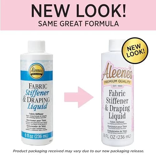 Aleene's Fabric Stiffener and Draping Liquid 237ml (8 fl Oz) | Shapes & Drapes Fabrics for Crafts thumbnail 2