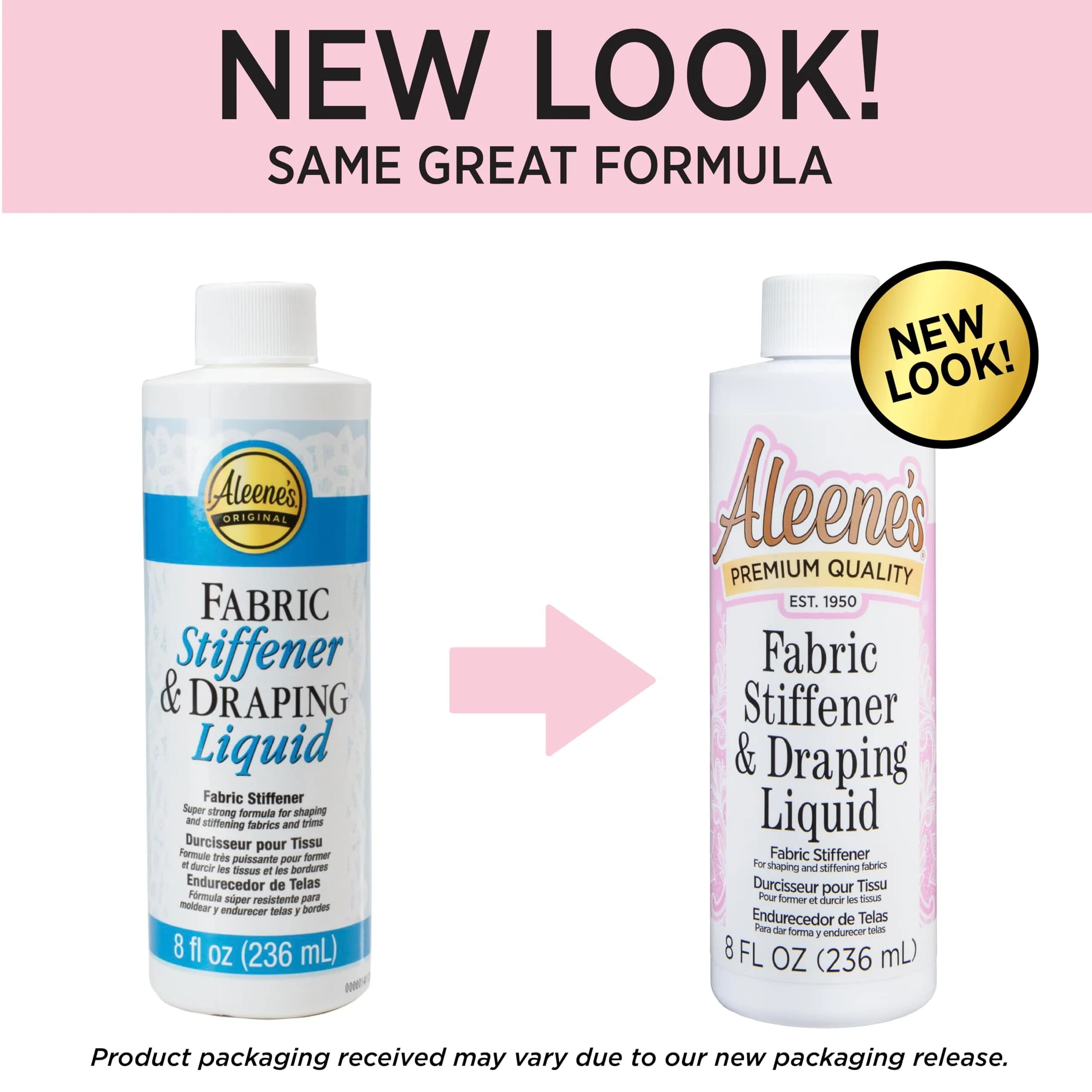 Aleene's Fabric Stiffener and Draping Liquid 237ml (8 fl Oz) | Shapes & Drapes Fabrics for Crafts - view 2