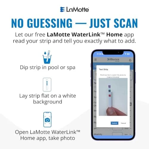 LaMotte Insta Test 3 Swimming Pool Test Strips 50 Count | Instant Results for Key Pool Factors thumbnail 5