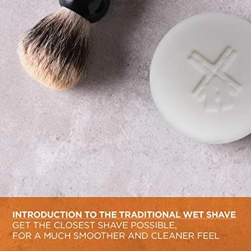 Van Der Hagen Luxury Shaving Set - Total Men's Wet Shaving Kit w/Boar Bristle Brush, Scented Luxury Soap, Stand & Mug | All-in-One Grooming thumbnail 5