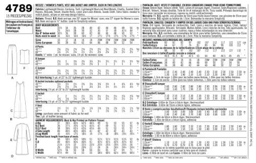 Simplicity Pattern U04789BB Plus Size Women's Sewing Pattern Sizes 20W-28W | 6 Looks, Easy for Beginners thumbnail 3