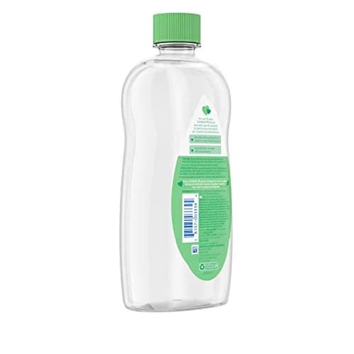 Johnson's Baby Oil with Aloe Vera & Vitamin E, 591ml (20 Fl Oz) | Hypoallergenic Moisturizing Oil for Baby's Delicate Skin thumbnail 6