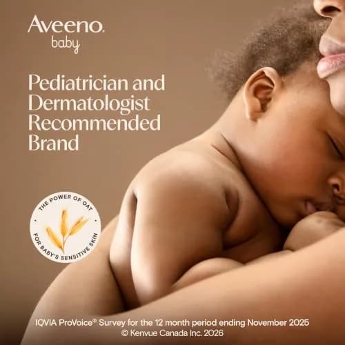 Aveeno Baby Daily Moisture Gentle Body Wash & Shampoo 532ml (18 Fl Oz) | Tear-Free Oat Extract thumbnail 3