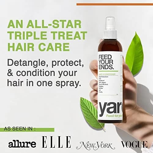 YAROK FOOD FOR YOUR HEAD. GOOD FOR THE EARTH. Leave-In Conditioner 8oz | Organic Heat Protectant & Detangler thumbnail 7