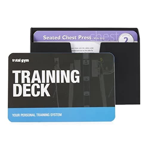 Total Gym Training Deck with Card Holder | Over 80 Exercises & Pre-Designed Routines (12.7 x 9.8 inches, Black) thumbnail 5