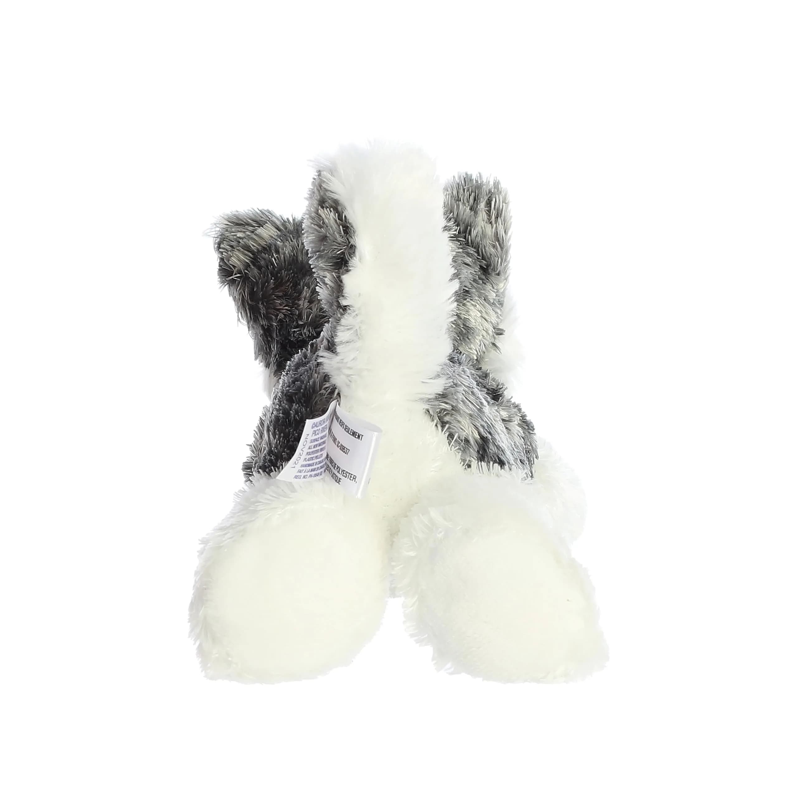 Aurora Adorable Mini Flopsie Mush Husky Stuffed Animal Toy - 20.3cm (8 Inches) Gray | ASTM-Tested for Safe Play - view 4