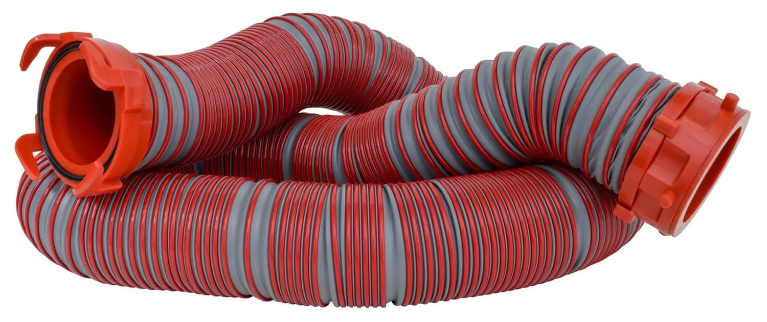 Valterra D04-0410 Viper Extension Hose - 10' | UV-Protected, Flexible, Collapsible — Gray