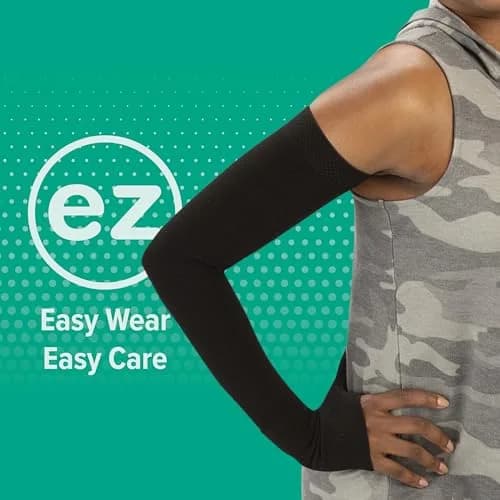 Juzo Soft 2002 Arm Sleeve Compression 30-40 mmHg Max, Long | Seamless, Medical Grade Support for Mild to Moderate Lymphedema thumbnail 6