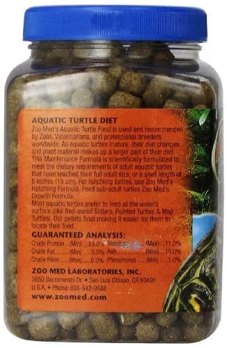 Zoo Med Natural Aquatic Turtle Food, 6.5 Ounce | Floating Pellets for Water Surface Feeding thumbnail 3