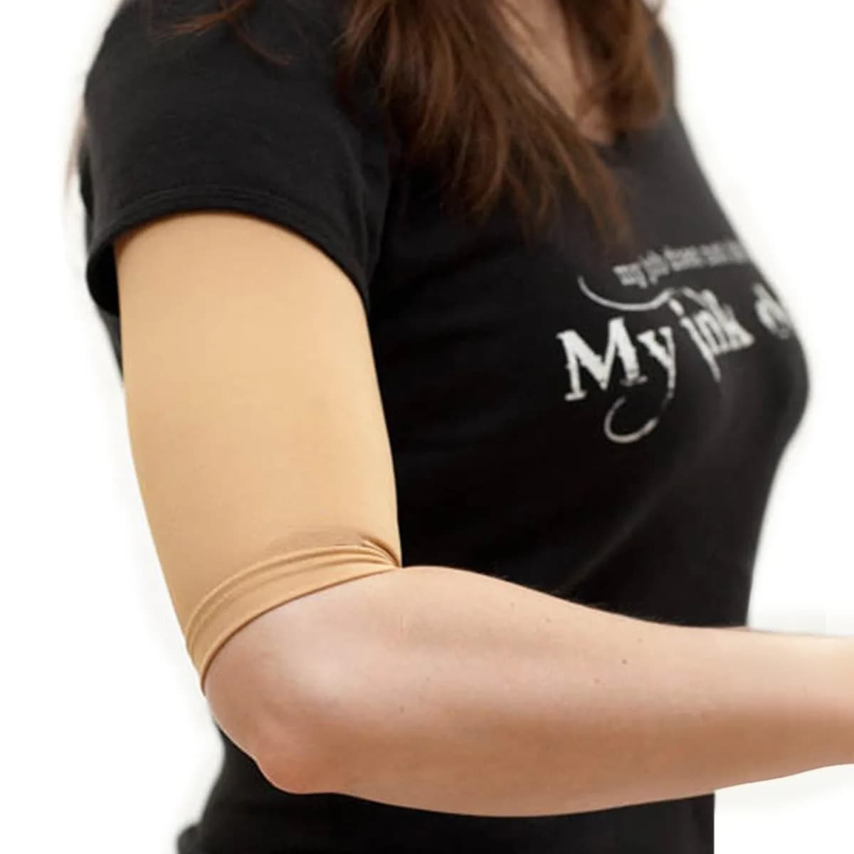 Tatjacket Tattoo Cover Up Sleeve Large Tan (2-Pack) 156g (5.5oz) | UPF 50+ Protection - main product image