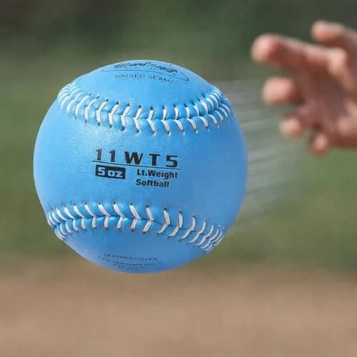 Markwort Color Coded Weighted 11-Inch Softball (5 oz / 142 g) | Training Aid for Baseball & Fastpitch thumbnail 3