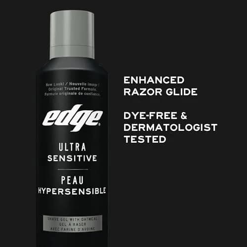 Edge Ultra Sensitive Skin Unscented Shaving Gel 207ml (7 Fl Oz) | Advanced Formula for Dry, Sensitive Skin thumbnail 5