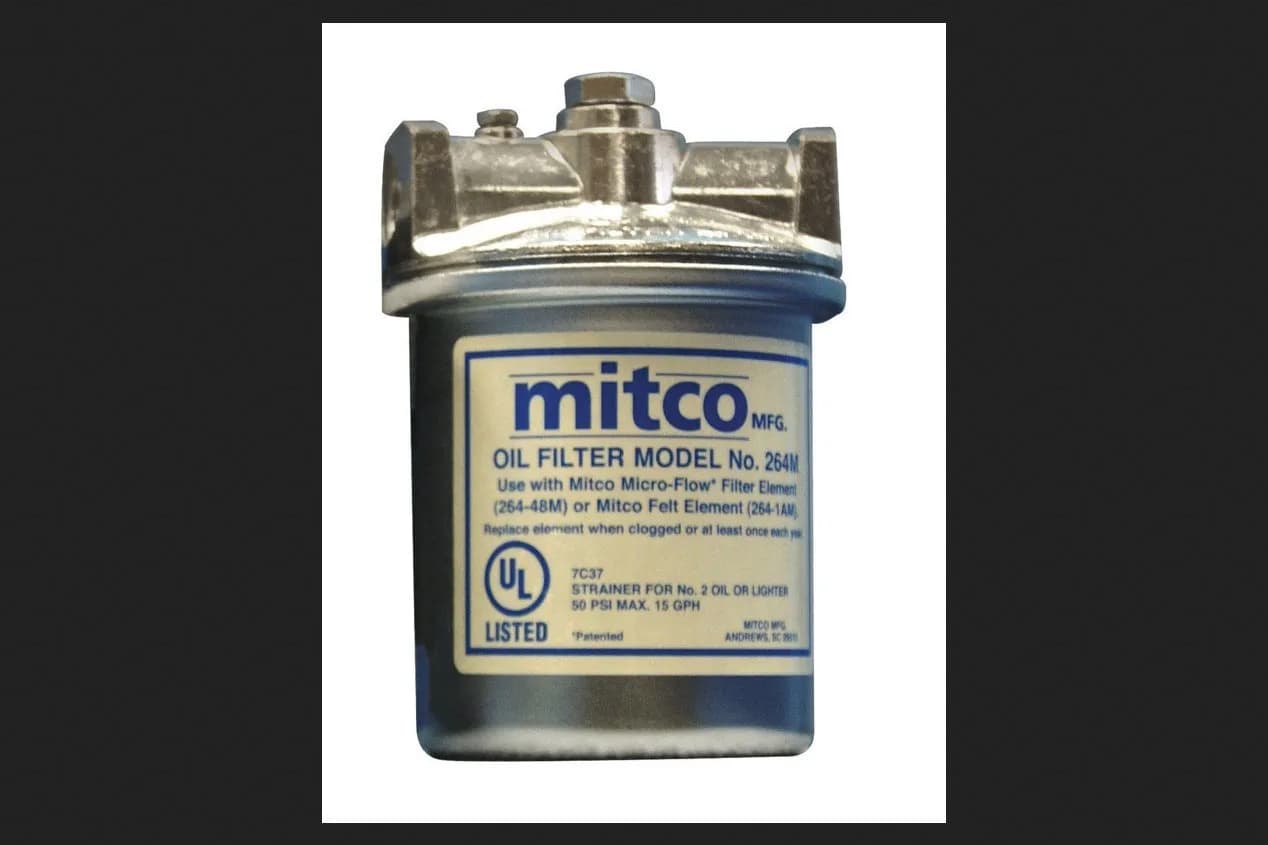 MITCO Fuel Oil Filter Micro FLO MfrPartNo 264M | 0.73 kg (1.6 lb) Universal Fit - main product image