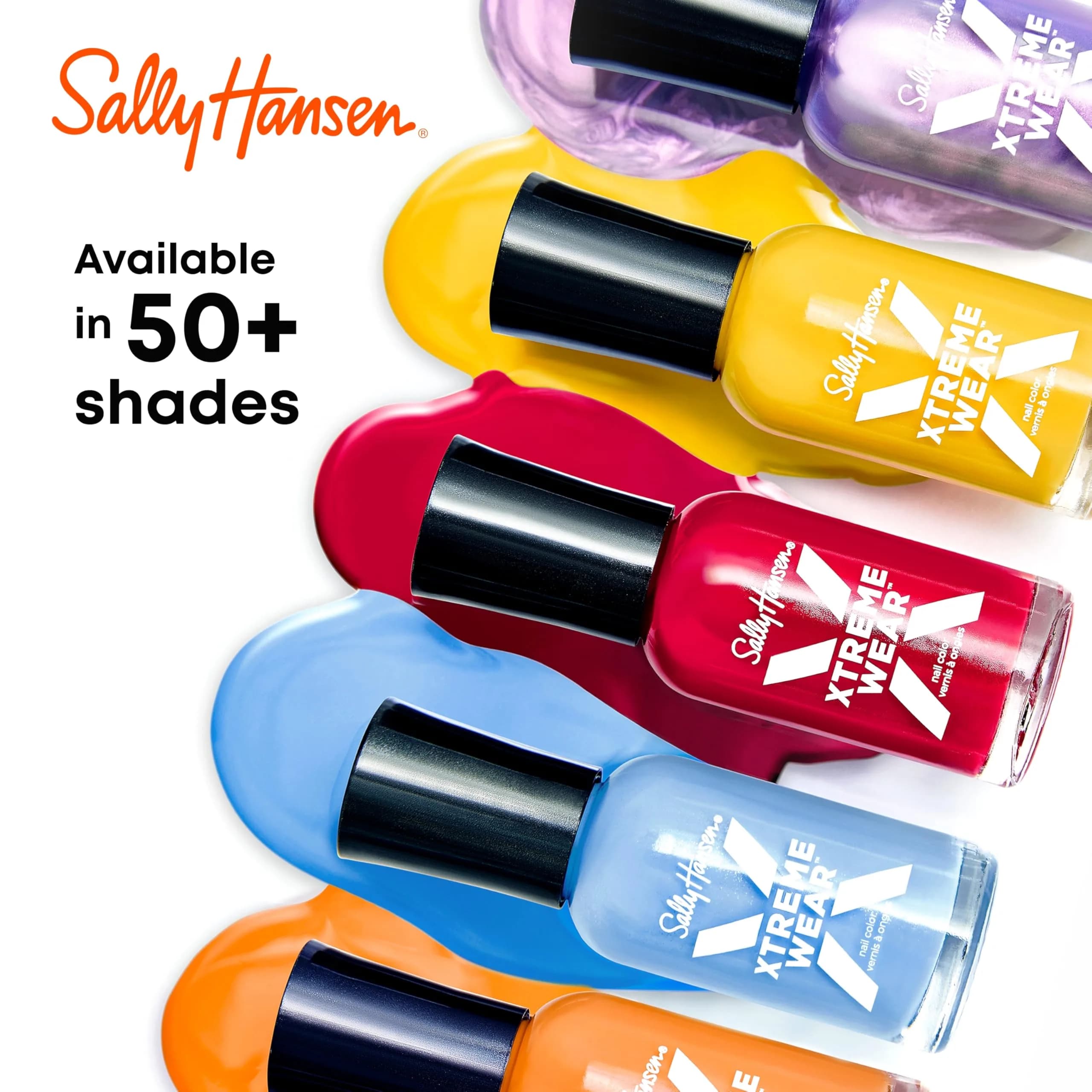 Sally Hansen Xtreme Wear Nail Polish Pacific Blue 12ml (0.4 fl oz) | Streak-Free Shine - view 4