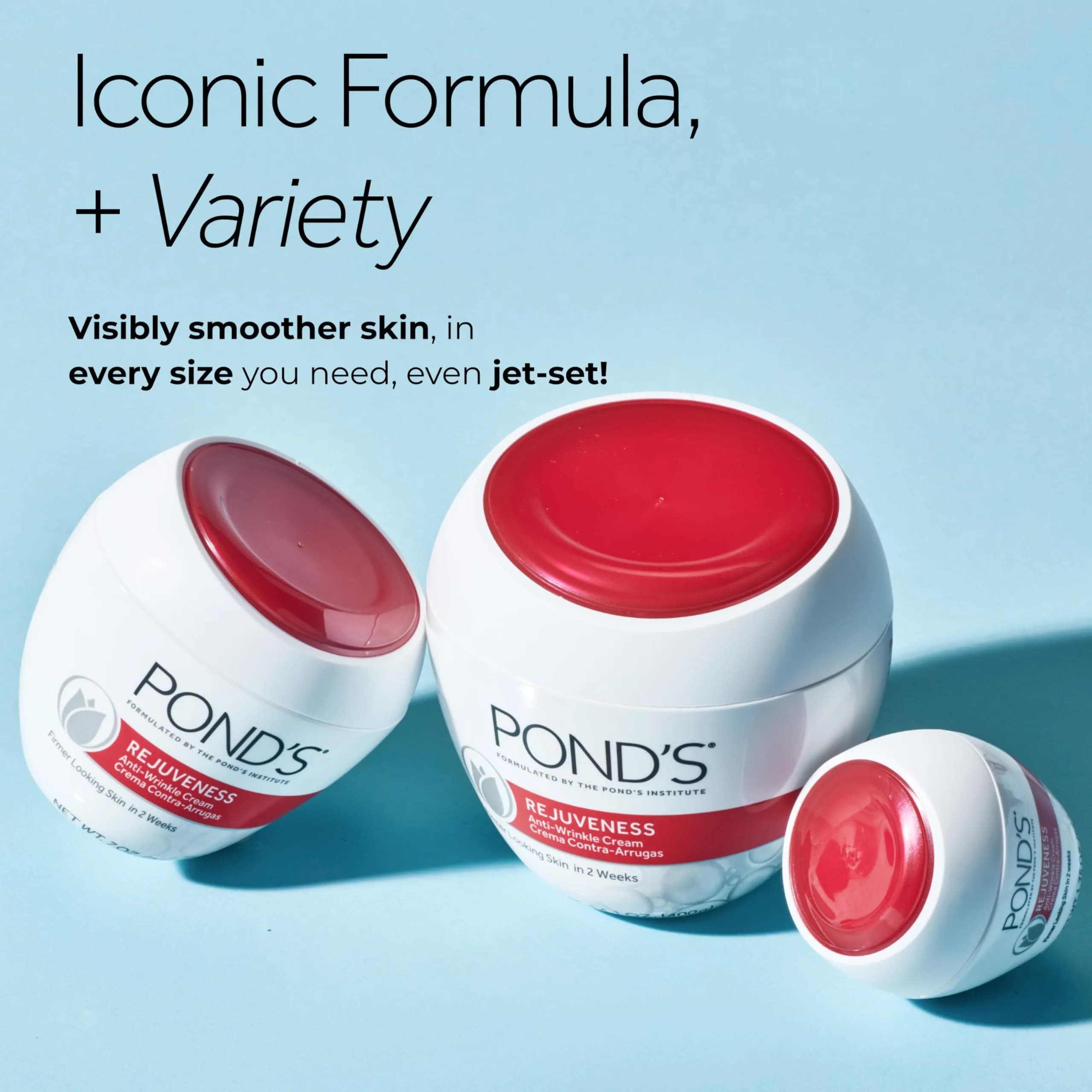 POND’S Rejuveness Face Cream 394ml (14.1 oz) | Anti-Aging Moisturizer with AHAs, Collagen & Vitamin E - view 6