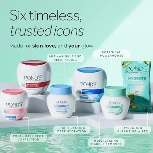 POND’S Rejuveness Face Cream 394ml (14.1 oz) | Anti-Aging Moisturizer with AHAs, Collagen & Vitamin E thumbnail 7