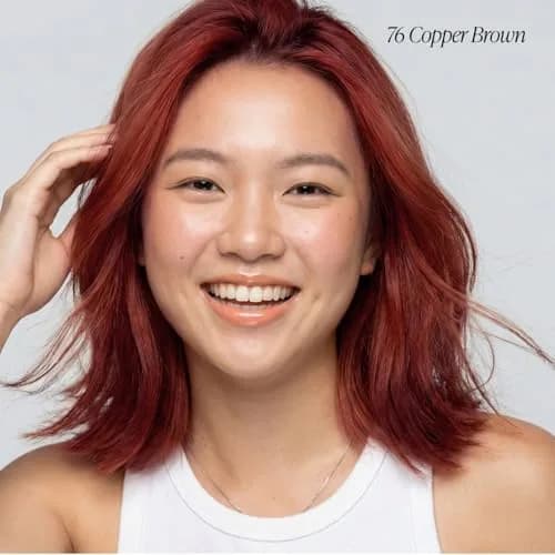 Adore Semi Permanent Hair Color, 076 Copper Brown | Vibrant, No Harsh Chemicals, Vegan, 4 Fl Oz thumbnail 2
