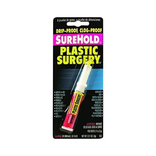 Super Glue Plastic Surgery 3g | Clog-Proof Clear Adhesive for Plastics thumbnail 1