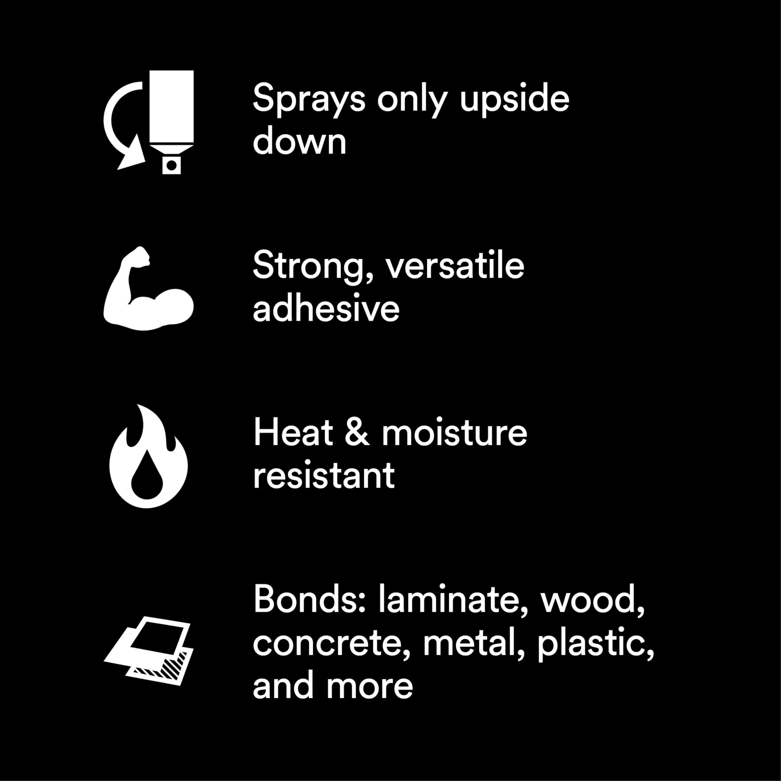 3M Hi-Strength 90 Spray Adhesive 17.6 oz (499 g) | Bonds Laminate, Wood, Concrete, Metal, Plastic - view 3