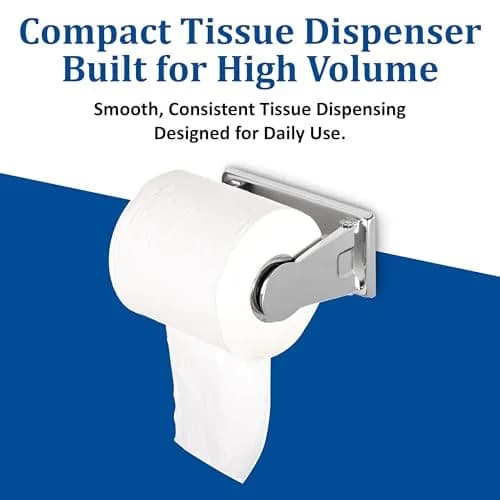 San Jamar SANR200XC Locking Toilet Tissue Dispenser, Plastic, 1 Count | Commercial Restroom Essential thumbnail 7