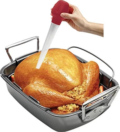 GoodCook 11.5 inch Turkey Baster with Silicone Bulb & Cleaning Brush | 150ml (5 fl oz) Capacity thumbnail 4