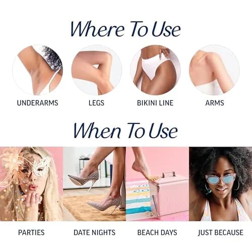 Veet Wax Strips Kit for Women, Body Hair Removal, 40 Strips + 4 Wipes | Effortless, Salon-Quality Results in Home thumbnail 3