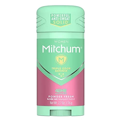Mitchum Women's Powder Fresh Invisible Solid Antiperspirant Deodorant Stick 76.5g (2.7 Oz) | 48-Hour Odor & Wetness Protection thumbnail 1