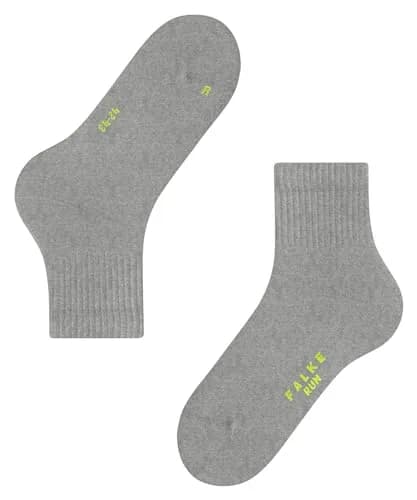 FALKE Unisex Run Socks, Light Cushion, Breathable Cotton, Grey (Light Grey 3400), UK 2.5-16 | Sporty, Lightweight, Skin-Friendly thumbnail 5