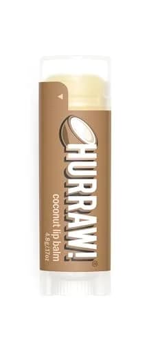 Hurraw! Coconut Lip Balm 4.8g | Organic, Vegan & Cruelty-Free, Made in USA thumbnail 1