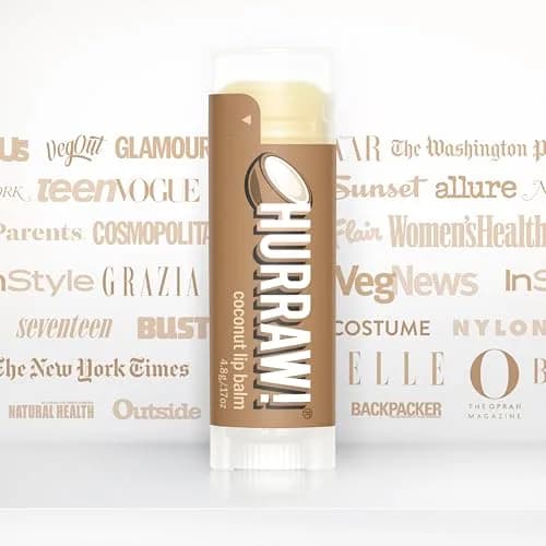 Hurraw! Coconut Lip Balm 4.8g | Organic, Vegan & Cruelty-Free, Made in USA thumbnail 8
