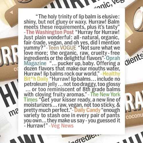 Hurraw! Coconut Lip Balm 4.8g | Organic, Vegan & Cruelty-Free, Made in USA thumbnail 9