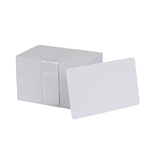 easyIDea White CR80 Standard PVC Cards 20 Mil (500 Cards) | USA-Imported for ID Printing & Crafts thumbnail 2