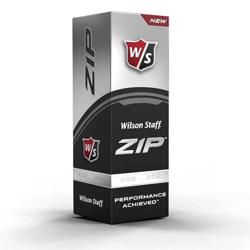 Wilson Staff Zip Golf Balls- White, 24 Pack | Minimal Spin & Max Distance thumbnail 5